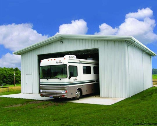 Single Steel structure garage door