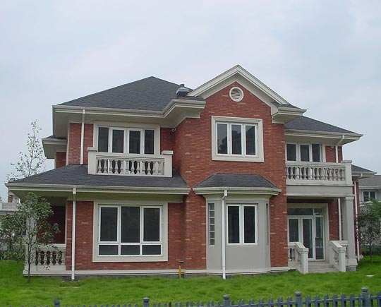 Modern design of steel villa