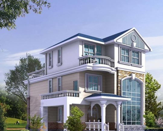 Modern steel villa design