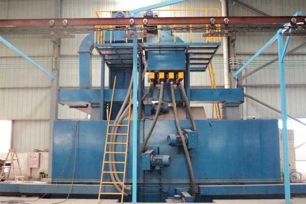 GP Series HGQ1218-8-type roller hit by shot-blasting and sand blasting machine