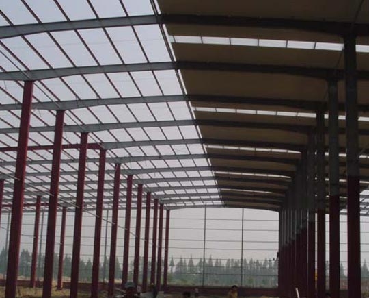 Light steel structure warehouse construction