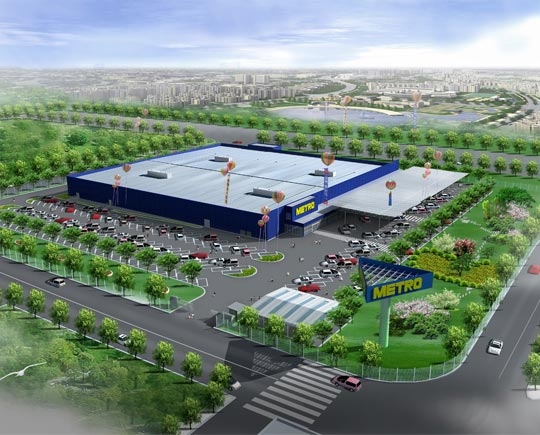 The overall design of prefabricated steel Supermarkets